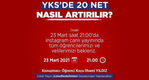 YKS’de 20 Net Nasıl Artırılır? – Canlı Yayın