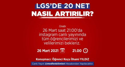 LGS’de 20 Net Nasıl Artırılır? – Canlı Yayın